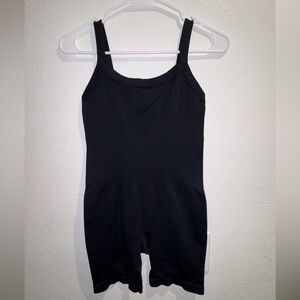 Black Sleeveless Bodysuit